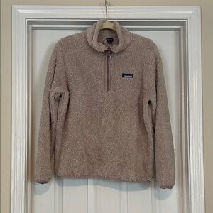 Patagonia Los Gatos Shroom Taupe 1/4 Zip Fleece Women’s Medium